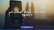 إزاي تحدّث بيانات العنوان الوطني من أبشر في دقايق؟
