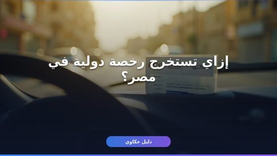 رخصة قيادة دولية للأجانب في مصر: الشروط والأوراق بالتفصيل