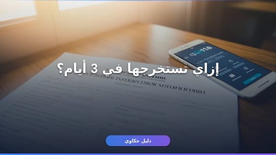 وثيقة طلاق مميكنة في مصر: الطريقة السهلة لاستخراجها بنفسك